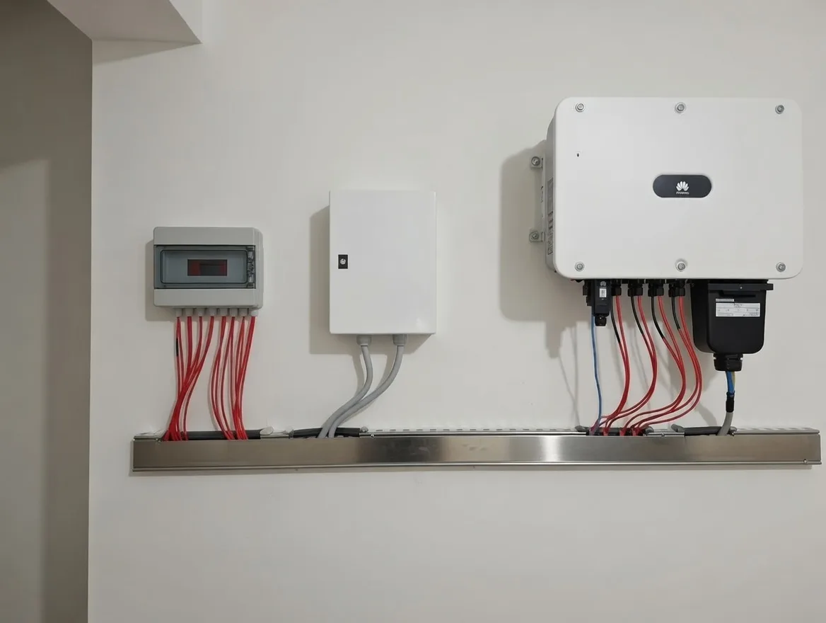 Inverter Huawei dhe kutitë e mbrojtjes të montuara nga Lira Electric