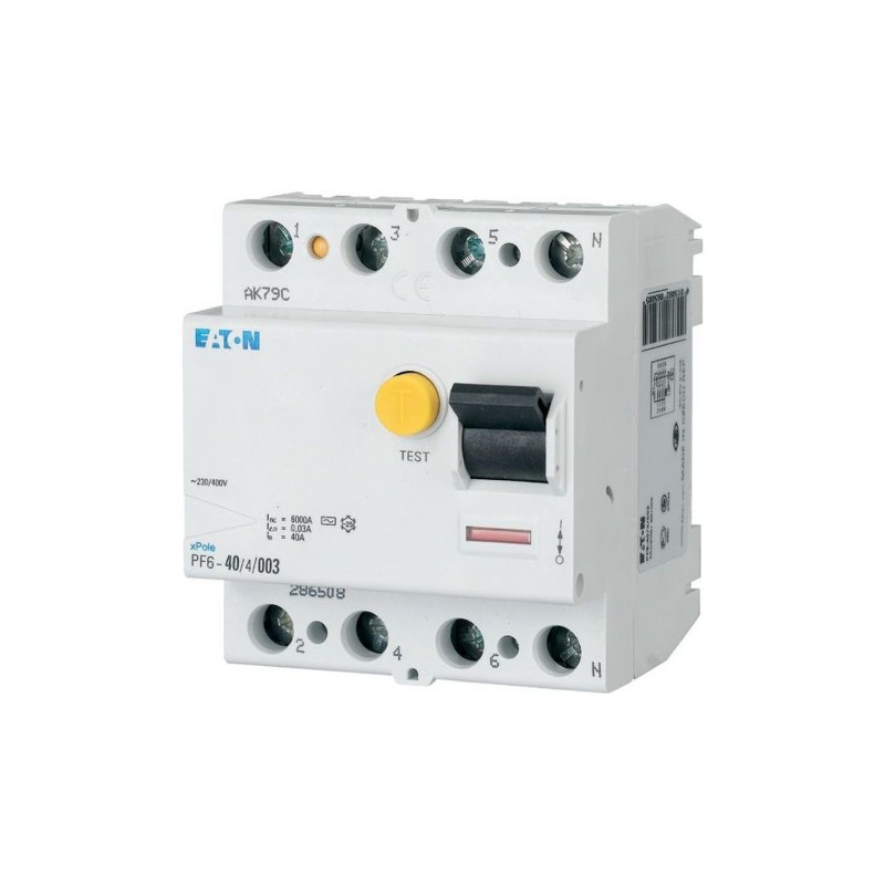 Diferencial Eaton PF6-25/4/003 — 4P 25A 30mA Tip AC