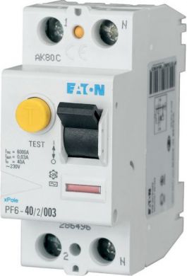 Diferencial Eaton PF6-40/2/003 — 2P 40A 30mA Tip AC