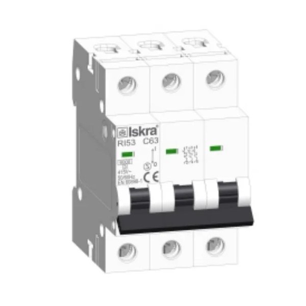 Automat Iskra 3P 63A – Iskra ISK-MCB-3P63