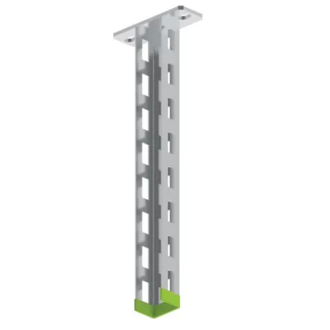 Suport tavanor profil U 50×35 vertikal L=400 – Baks BKSWPCB400
