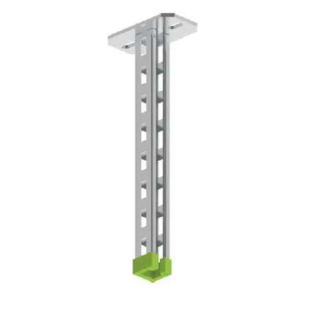 Suport tavanor profil C 40×40 vertikal L=400 – Baks BKSWPCW/WPCO400N