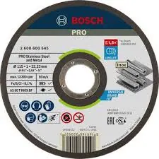 Rezni disk za metal i inoks, prečnik 115mm AS 60