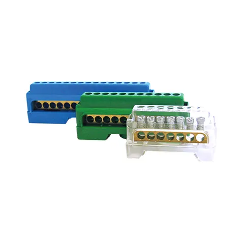Morsetë shpërndarëse 1P 63A 11dalje (blu) – Contact Italia CTCM1011B