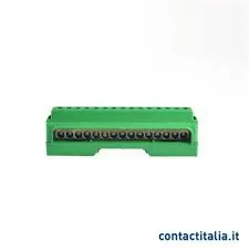 Morsetë ekuipotenciale 11x16mm (jeshil) – Contact Italia CTCM1011V