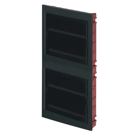 Kuadër B.Muri 72M IP40 (e zezë) – Elettrocanali EC63072N
