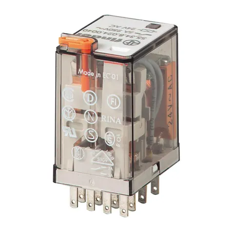 Rele xokel 4CO 7A 230V AC (xoke 94) – Finder FI55 34 8 230 0040