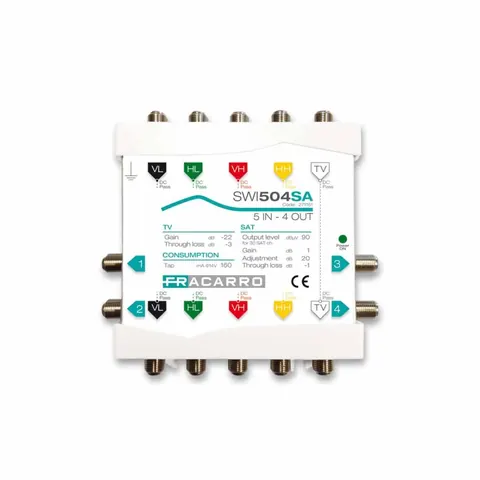 Multiswitch kalimtar 04 dalje (SAT+TV) SWI504SA – Fracarro FRSWI504SA