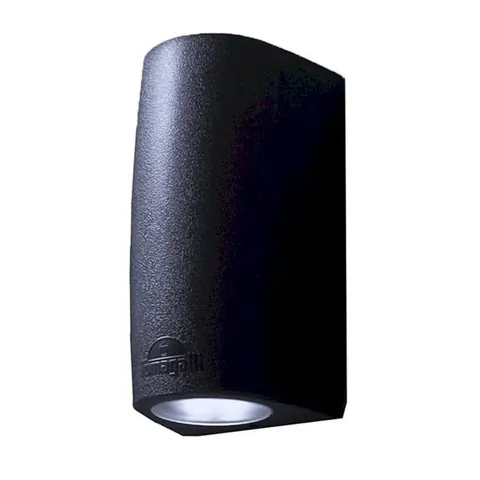 Ndriçues fasade MARTA90 1L LED 3.5W 3/4K/GU10 e zezë – Fumagalli