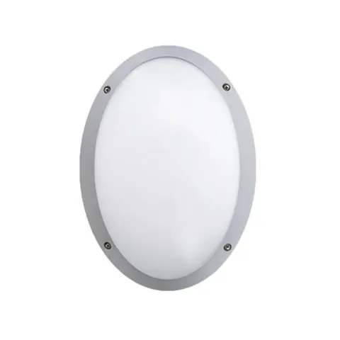 Plafonier Maddi E27 ovale V gri – Fumagalli