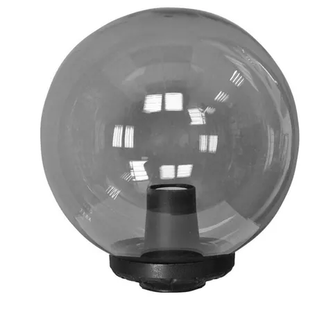 Ndriçues klasik garden GLOBE 300 E27 e zezë/opal – Fumagalli
