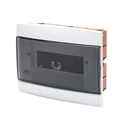 Kuadër B.Muri 8M e bardhë/transparent IP40 GW – Gewiss