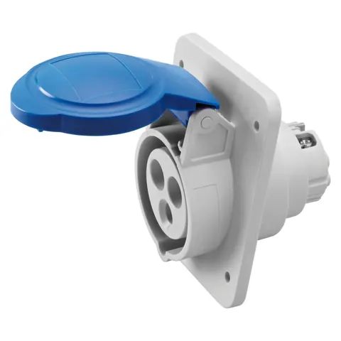 Prizë incaso IP44 16A 2P+T (blu) – Gewiss