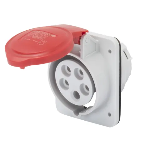 Prizë incaso IP44 16A 3P+T+N (e kuqe) – Gewiss GW62210H