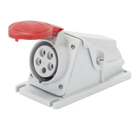 Prizë kuti IP44 32A 3P+T+N (e kuqe) kendore – Gewiss GW62493