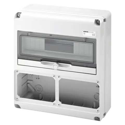 Kuadër 14M H 2priza ndërbllokim 16/32A IP65 – Gewiss