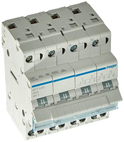 Preklopka 1-0-2 modular 4P 40A – Hager