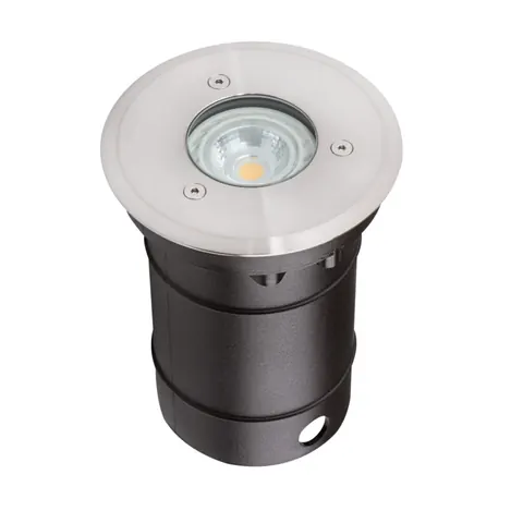 Ndriçues tokësor BERG GU10 D100 IP67 (metalizato) – Kanlux KN7172