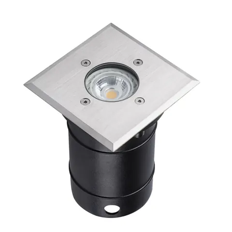 Ndriçues tokësor GU10 100×100 IP67 (metalizato) – Kanlux KN7173