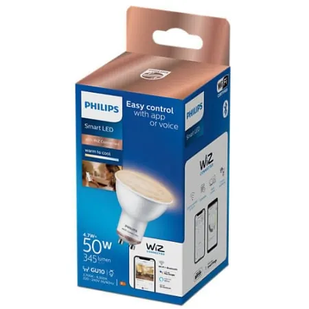 Llambë LED Smart GU10 4.7W 2700-6500K – Philips PI929002448321
