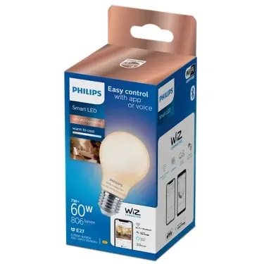 Llambë LED Smart A60 4.7W E27 2700-6500K – Philips