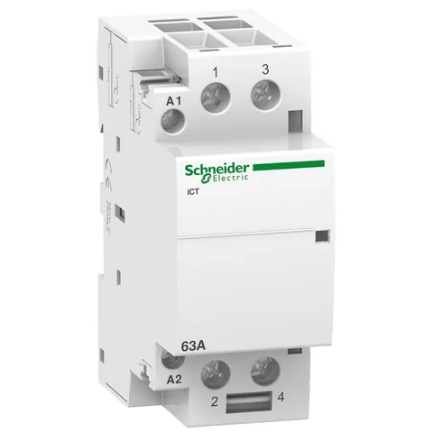 Kontaktor modulare 2NO 63/20A 230VAC – Schneider SHA9C20862