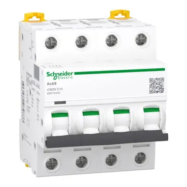 Automat 4P 10A D 6KA iC60N – Schneider SHA9F75410