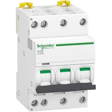 Automat 3P+N 10A C 6KA iC40 – Schneider SHA9P54710