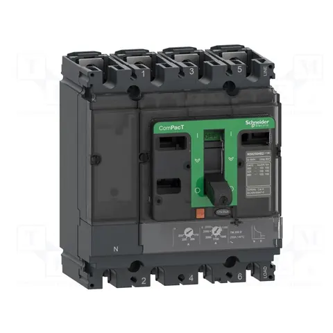 Automat NSX100 4P TMD 25A 50kA ComPacT – Schneider SHC10N6TM025