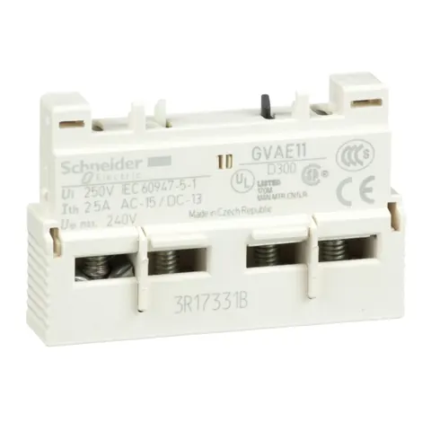 Kontakt ndihmes ballor 1NO+1NC GV2 – Schneider