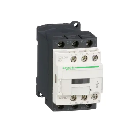 Kontaktor 3P 9A 4KW 24VDC – Schneider SHLC1D09BD