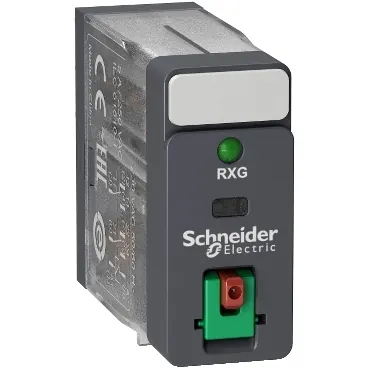 Rele xokel 2CO 5A 24VAC LED me buton – Schneider SHRXG22B7