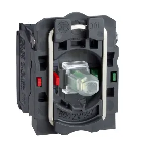 Bazament fiksimi plastik me dritë LED 24V, 1NO+1NC – Schneider