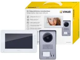 Kit videocitofoni 1 familje sistem 2F Elvox – Vimar